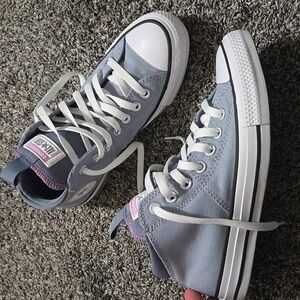 Mid top Grey Converse like new!